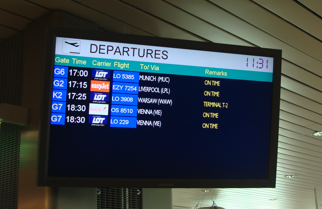 Krakow Airport. 2009 year. Photo by Karol Placha Hetman