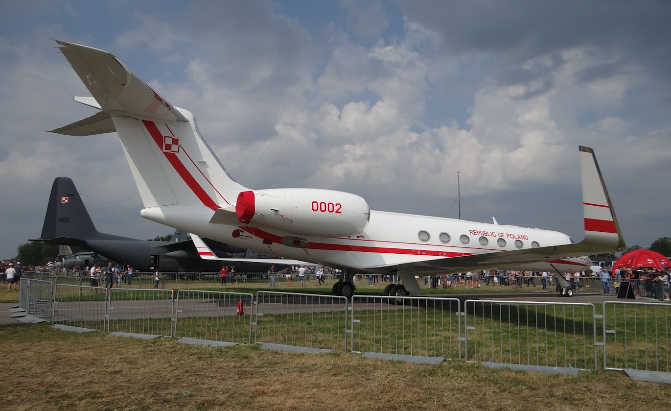 G550 Gulfstream Aerospace Nb 0002 "General Kazimierz Pułaski”. 2017 year. Photo Karol Placha Hetman