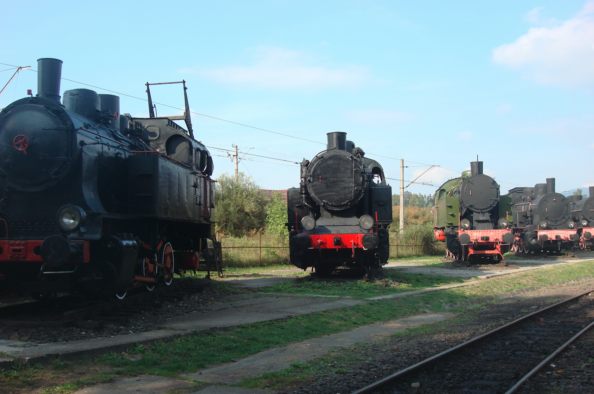 Steam locomotives. Chabówka open-air museum. 2011 year. Photo by Karol Placha Hetman