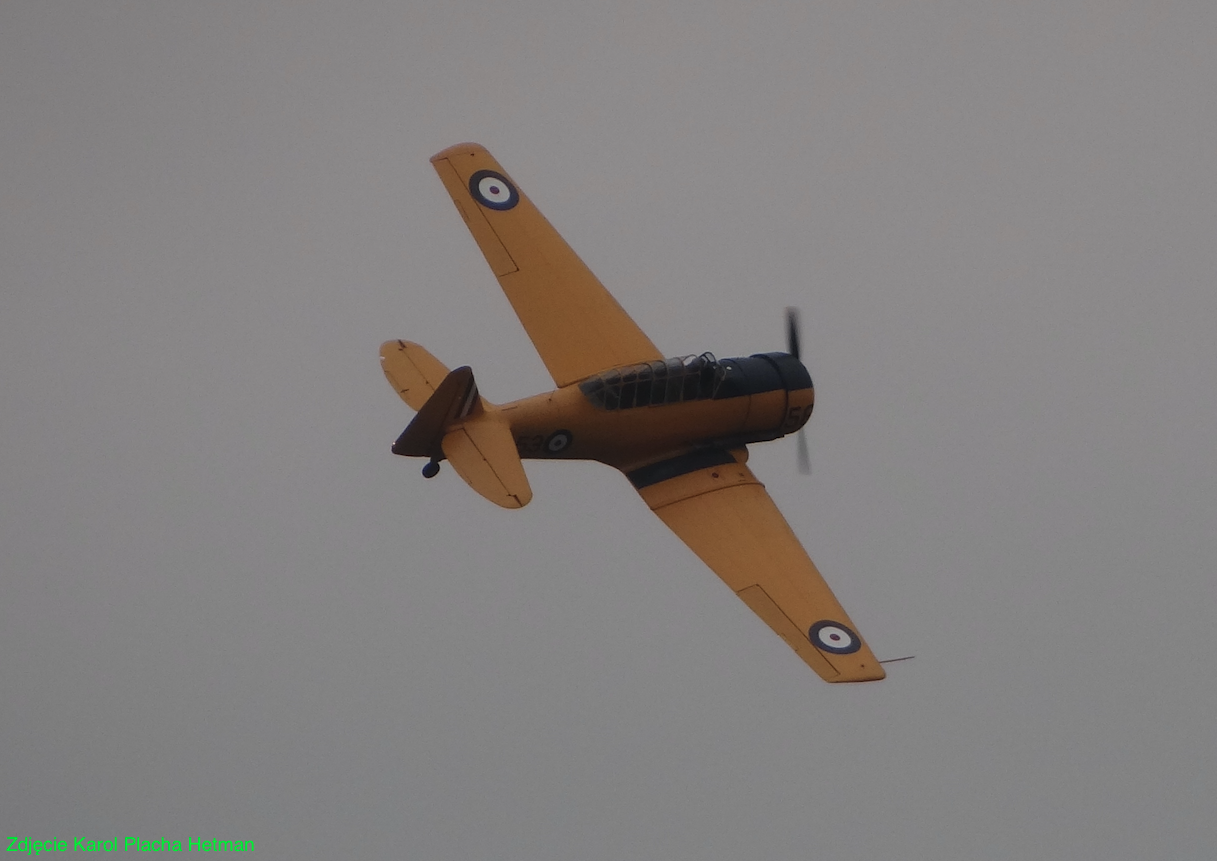 North American T-6 Texan - Harvard rejestracja FHI53. 2023 rok. Zdjęcie Karol Placha Hetman