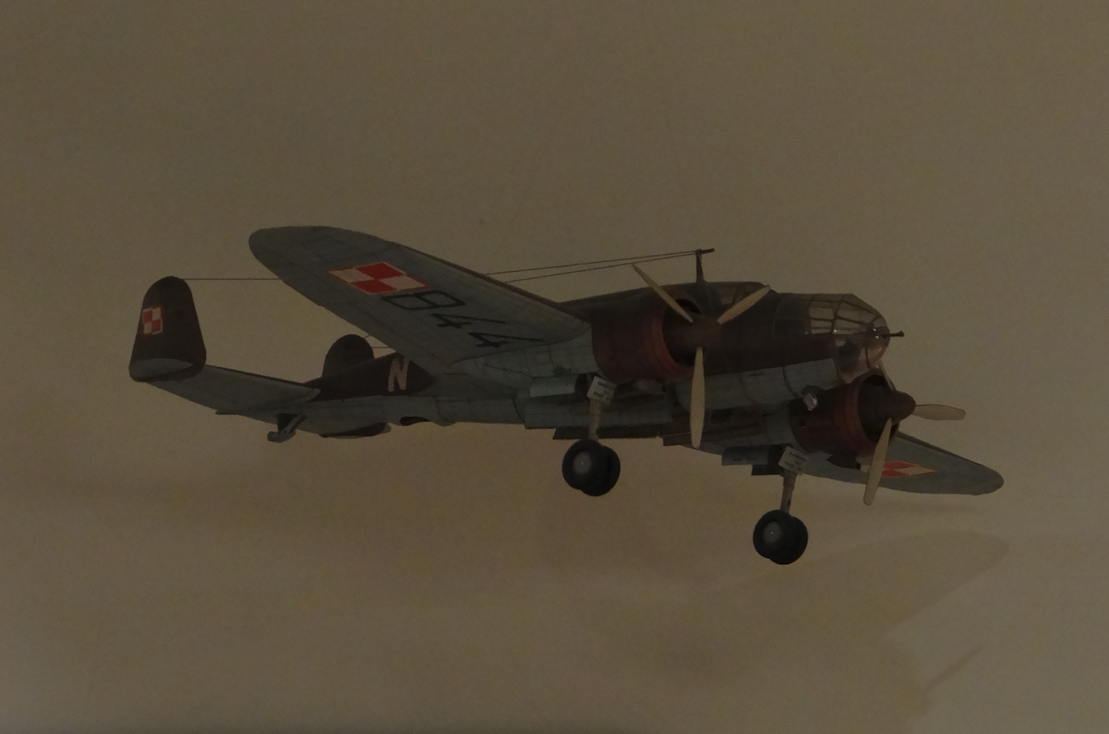 Model PZL-37 B Łoś. 2016 rok. Zdjęcie Karol Placha Hetman