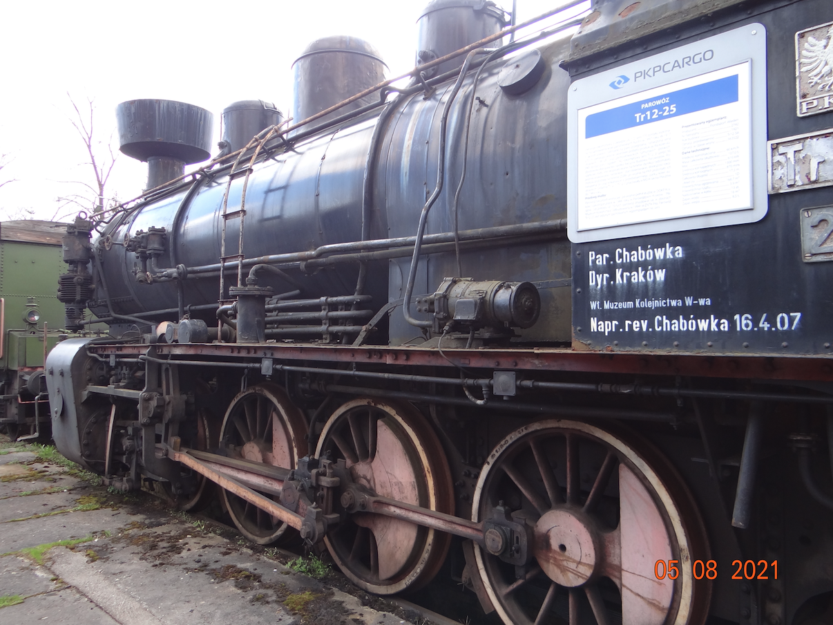 Steam locomotive Tr12-25. 2021. Photo by Karol Placha Hetman