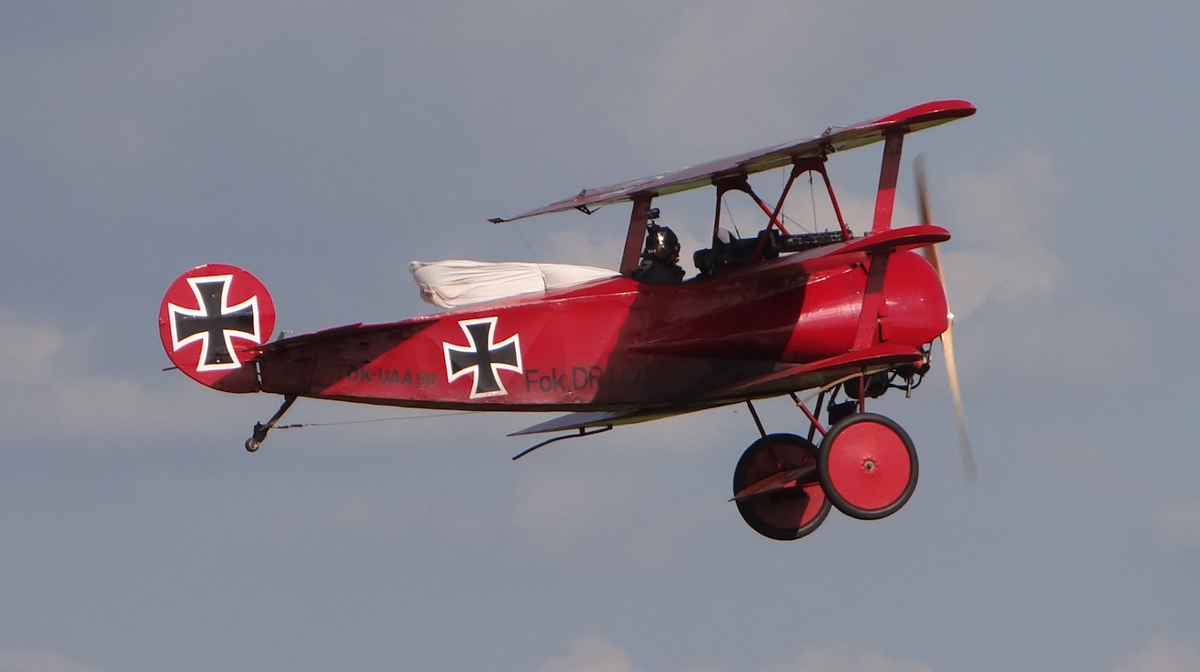 Fokker Dr.1 Pterodactyl Flight. 2017 rok. Zdjęcie Karol Placha Hetman