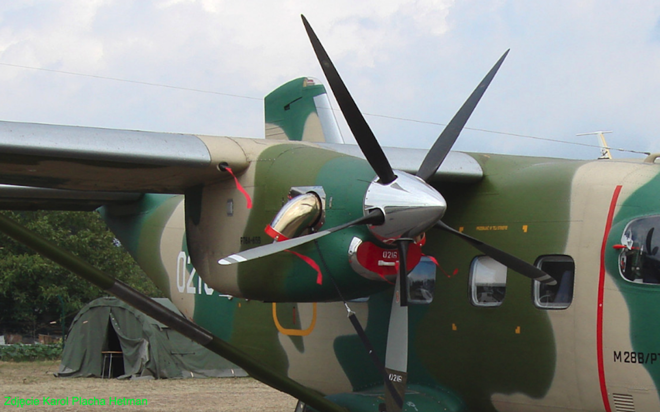 PZL M-28 B/PT Nb 0216 with Pratt & Whitney Canada PT6A-65B engines. 2007 year. Photo by Karol Placha Hetman