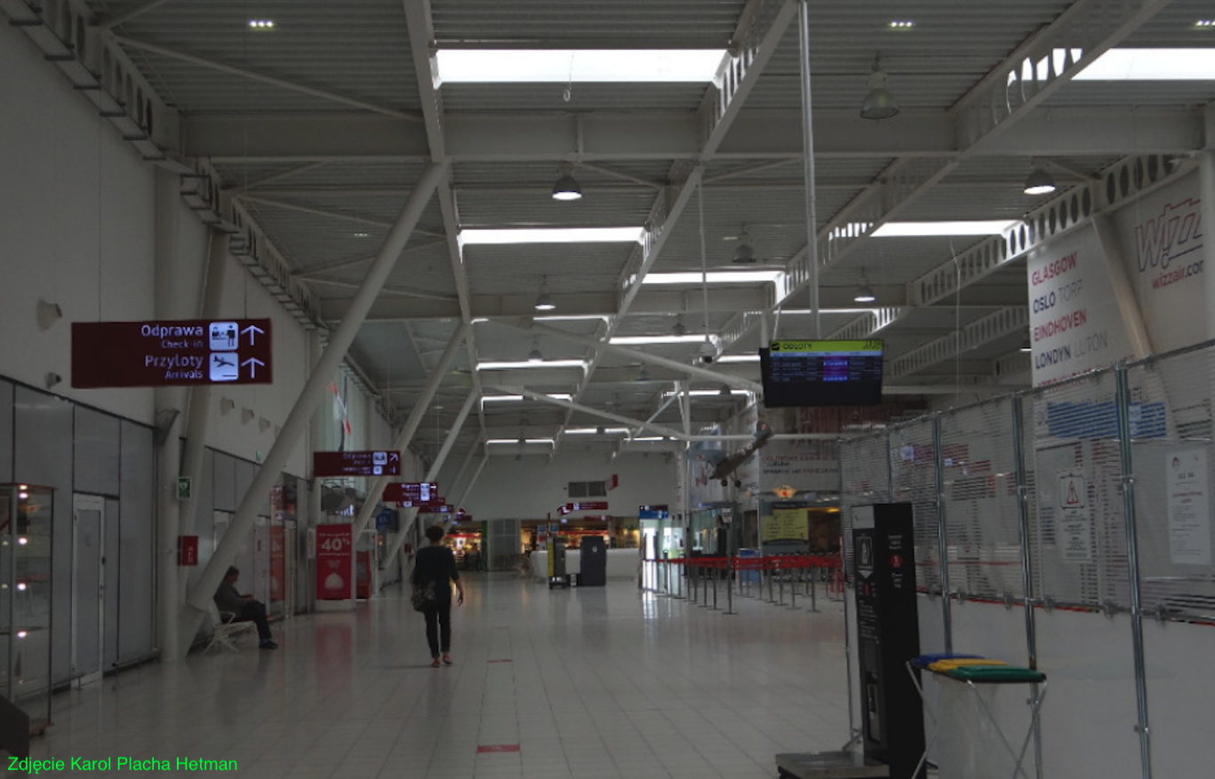 Lublin Airport. 2016 year. Photo by Karol Placha Hetman