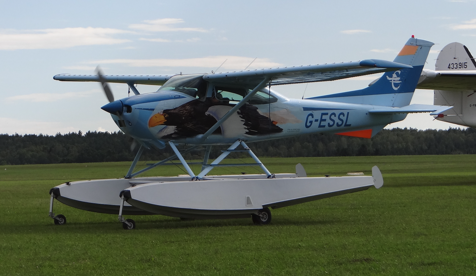 Cessna 182-R, G-ESSL registration. Mazury Air Show 2018. Photo by Karol Placha Hetman