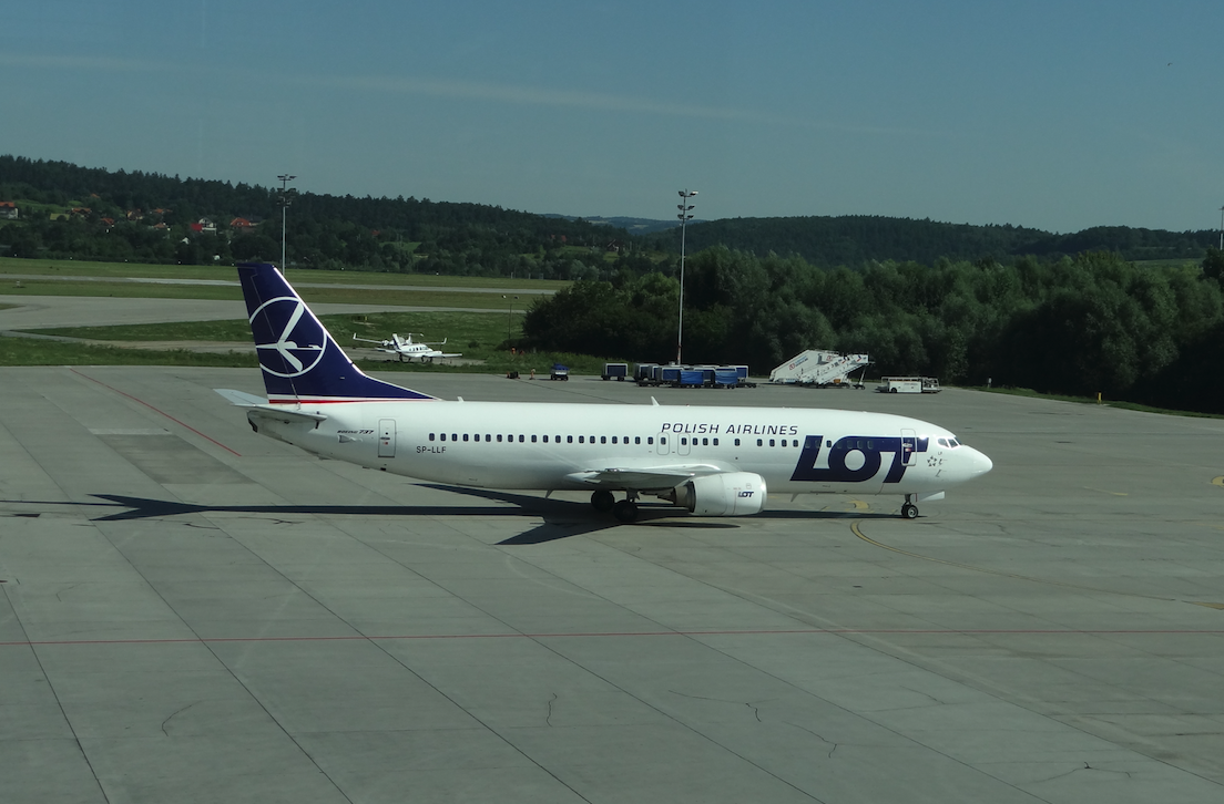 Boeing B-737 SP-LLF. 2012 year. Photo by Karol Placha Hetman