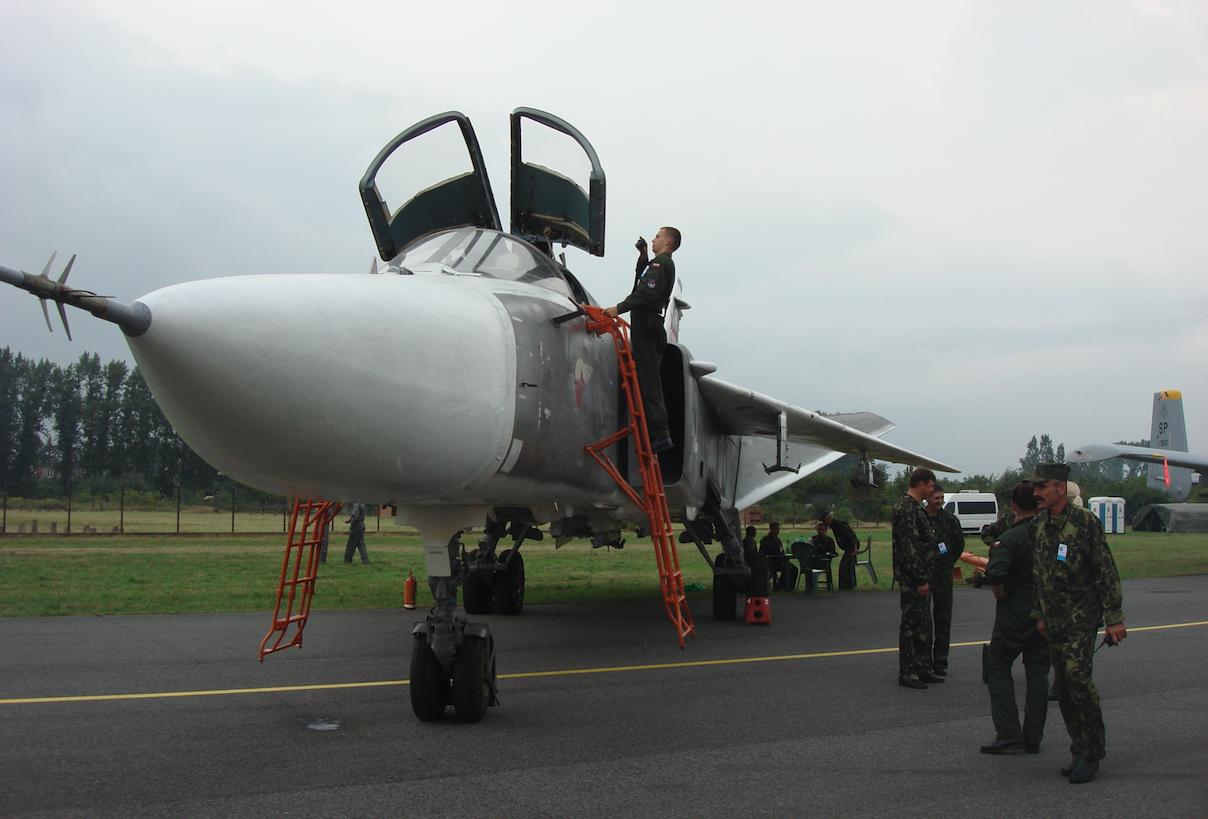 Su-24 nb 42 lotnictwa Białorusi. 2009 rok. Zdjęcie Karol Placha Hetman
