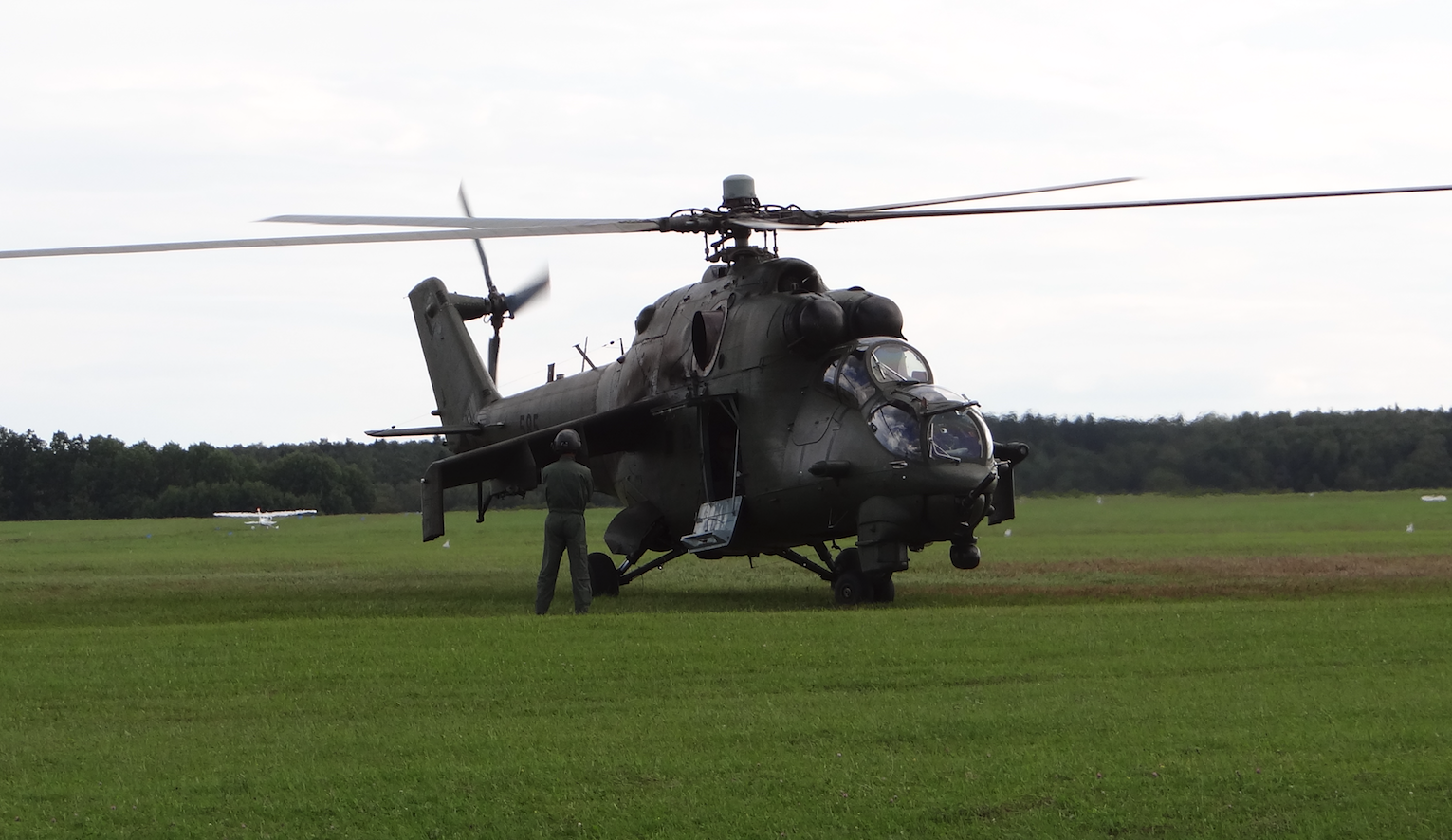 Mi-24 nb 585. 2018 rok. Zdjęcie Karol Placha Hetman