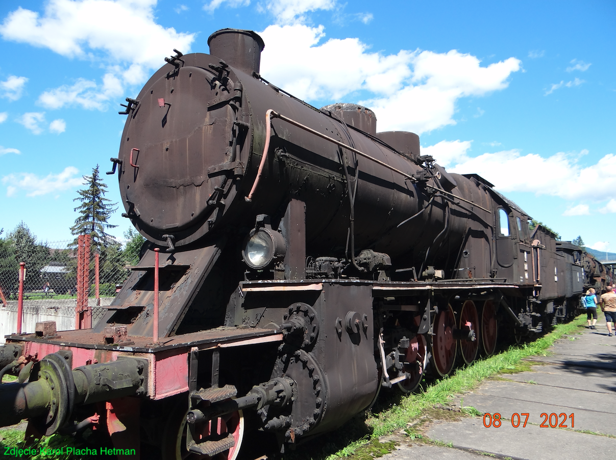 Ty23-104 tender 22D23 steam locomotive. 2021 year. Photo by Karol Placha Hetman