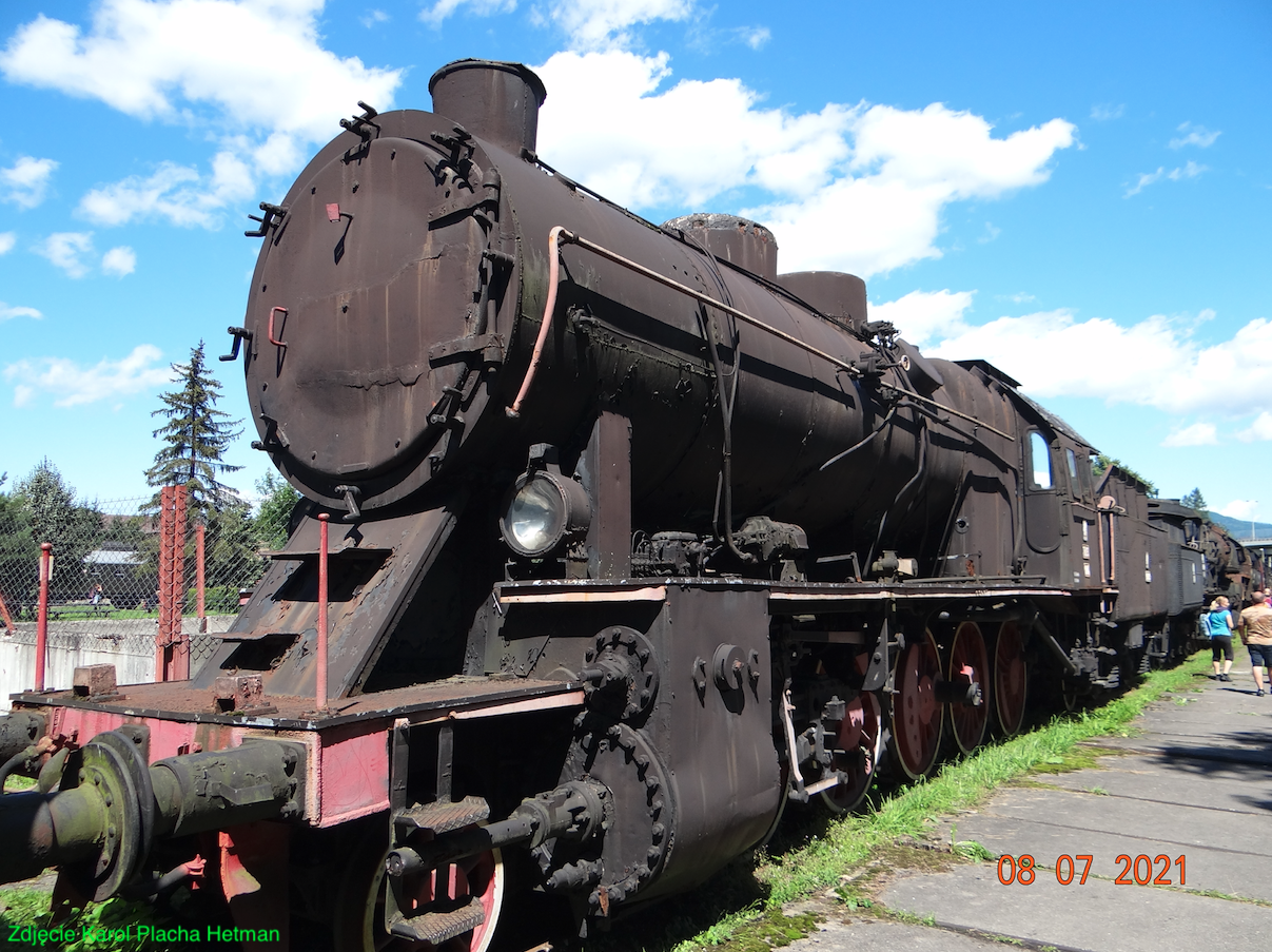 Ty-23-104 tender 22D23 steam locomotive. 2021 year. Photo by Karol Placha Hetman