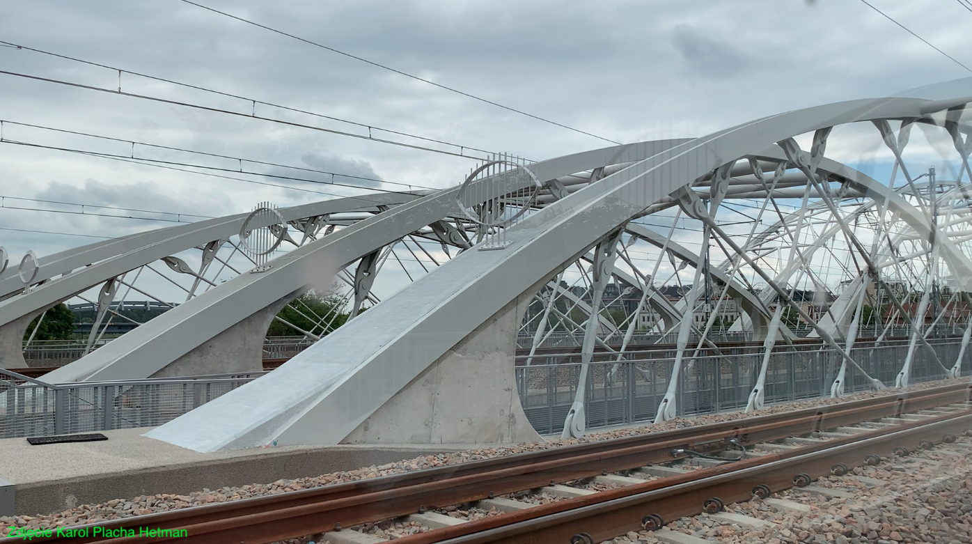 Railway bridge. 2023 year. Photo by Karol Placha Hetman