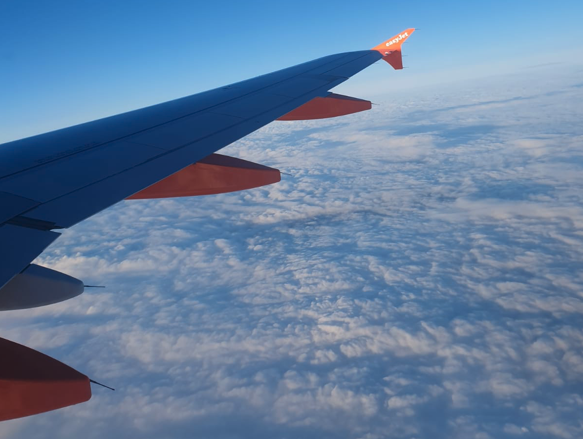 Airbus A-320, skrzydło. 2016 rok. Zdjęcie Karol Placha Hetman