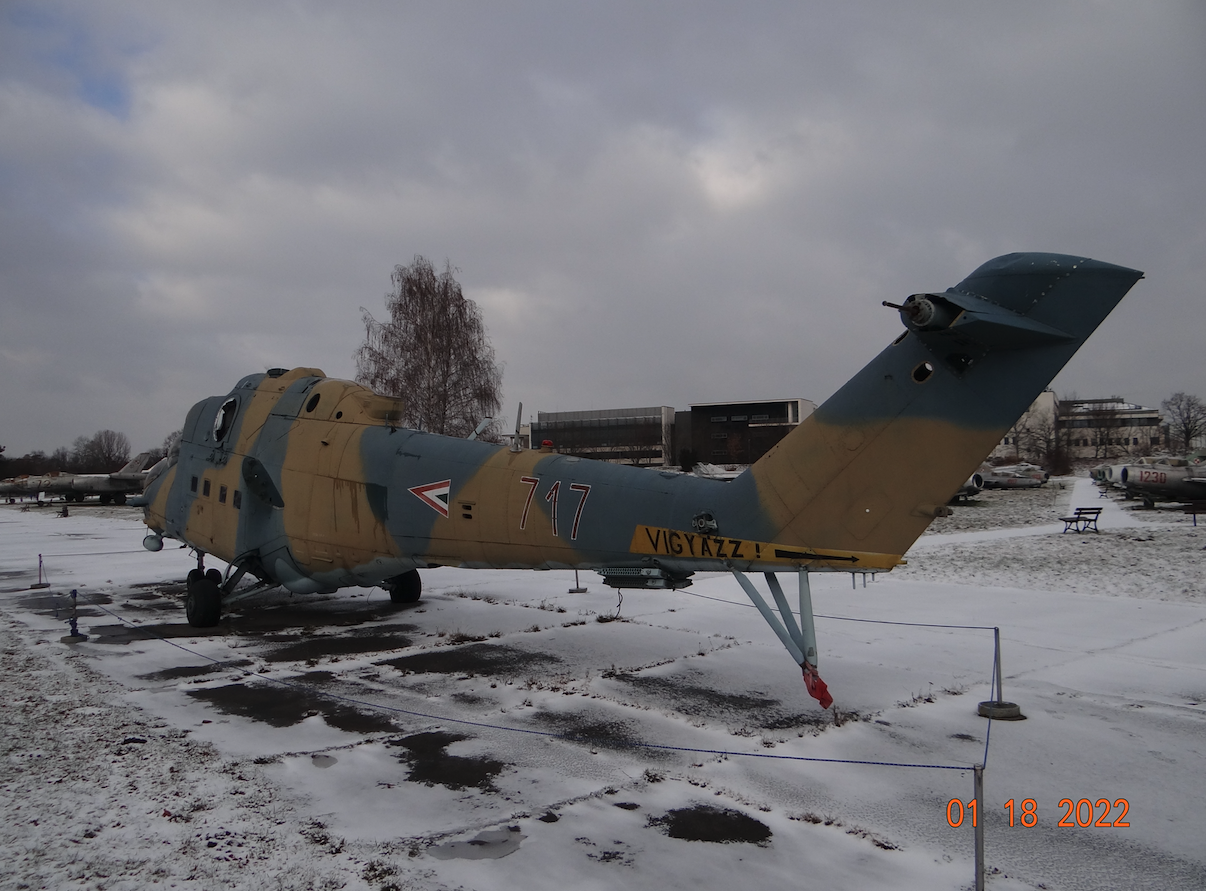 Węgierski Michaił Mil Mi-24 nb 171. 2022 rok. Zdjęcie Karol Placha Hetman