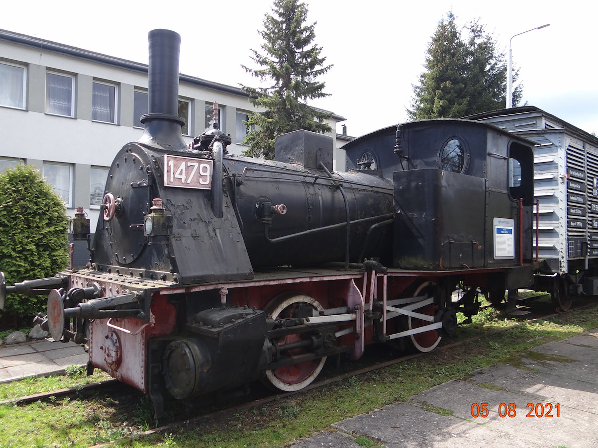 TKb1-1479 steam locomotive in the Chabówka Open-Air Museum. 2021. Photo by Karol Placha Hetman