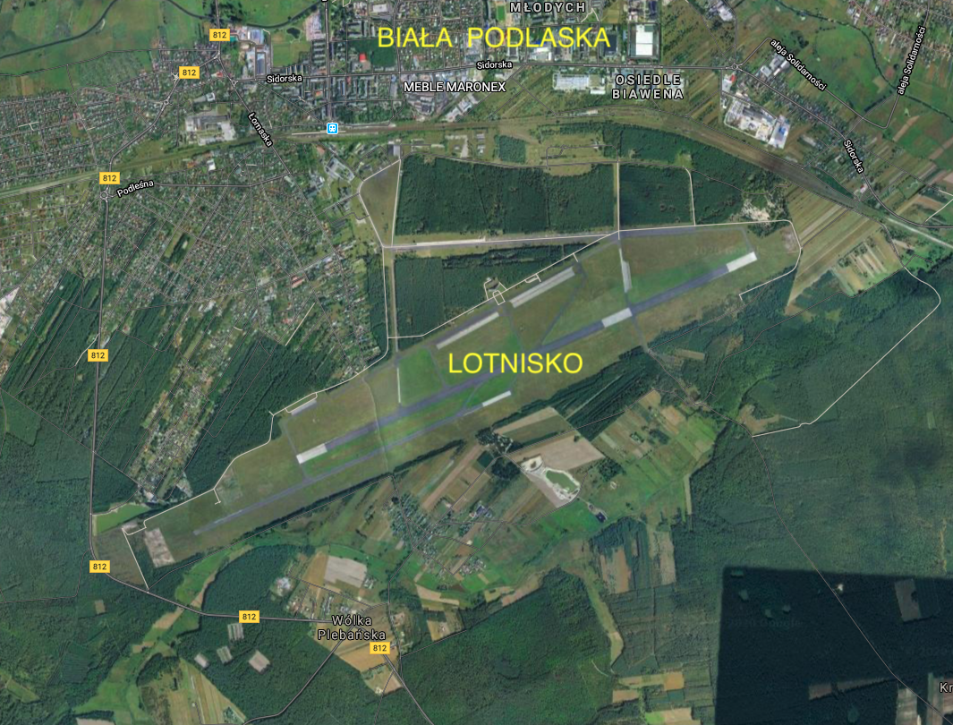 Biała Podlaska airport. 2020 year. Photo of LAC