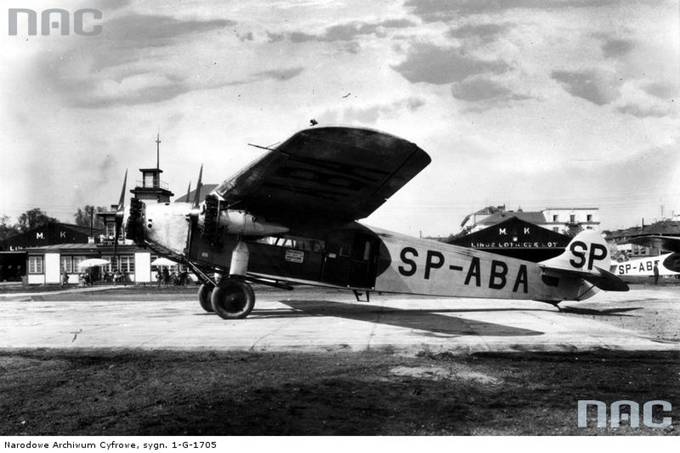 Fokker F.VII/3m Zdjęcie Narodowe Archiwum Cyfrowe