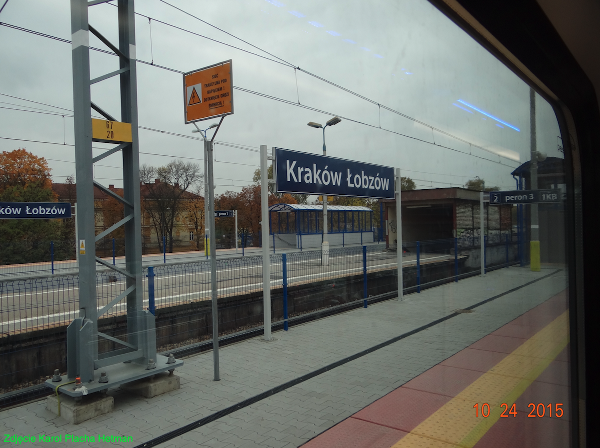 Kraków Łobzów passenger stop. 2015 year. Photo by Karol Placha Hetman