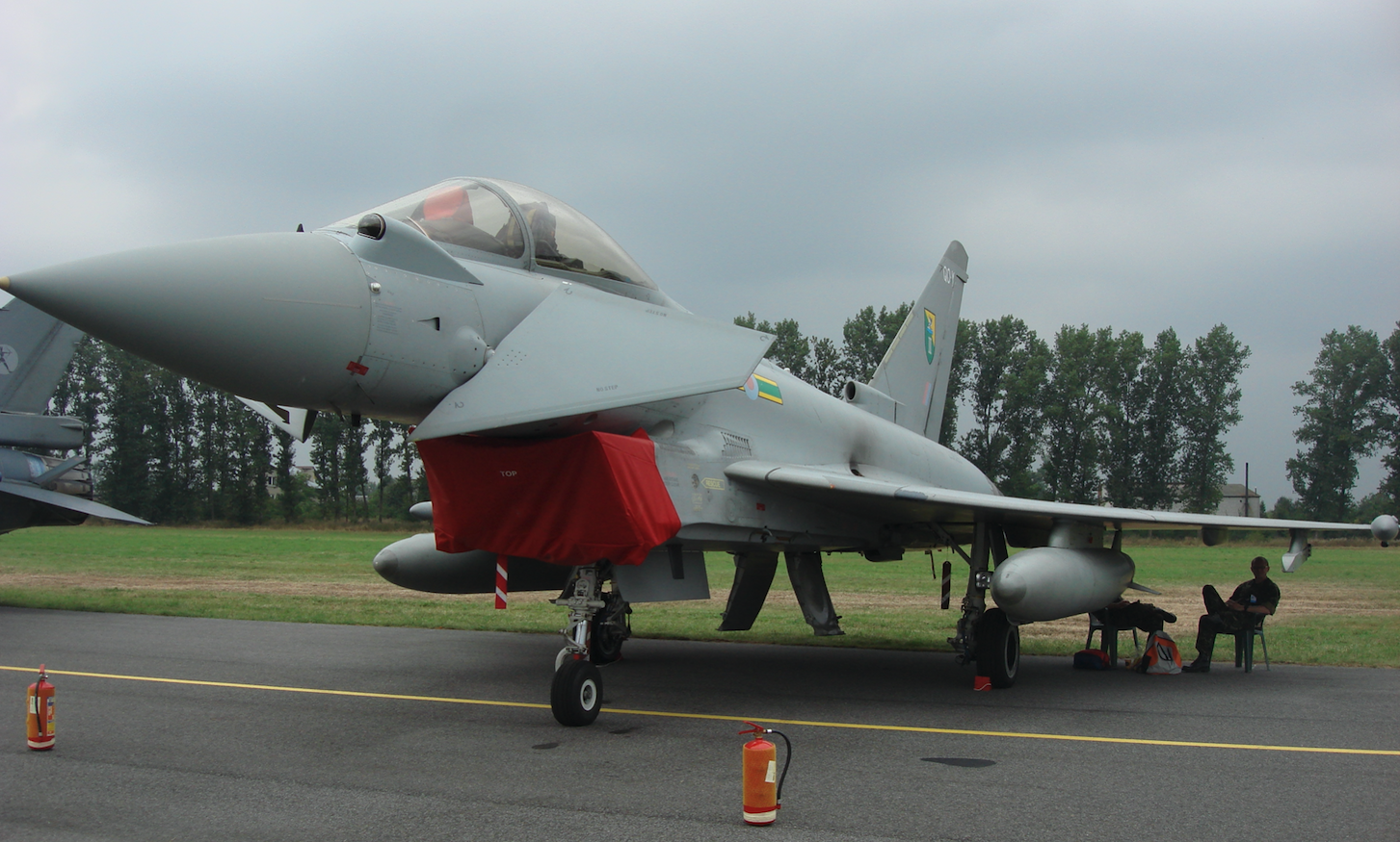 Eurofighter Typhoon nb QO-Y. Wielka Brytania. 2009 rok. Zdjęcie Karol Placha Hetman