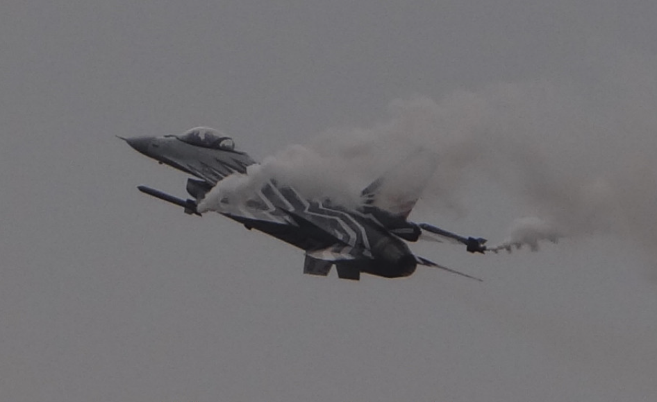 F-16 of the Belgian Air Force. 2016 year. Photo by Karol Placha Hetman