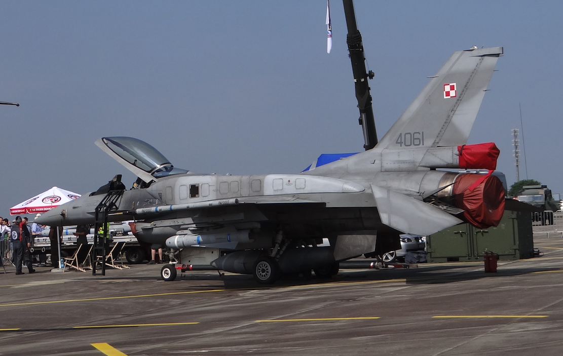 F-16 Jastrząb nb 4061. 2016 rok. Zdjęcie Karol Placha Hetman