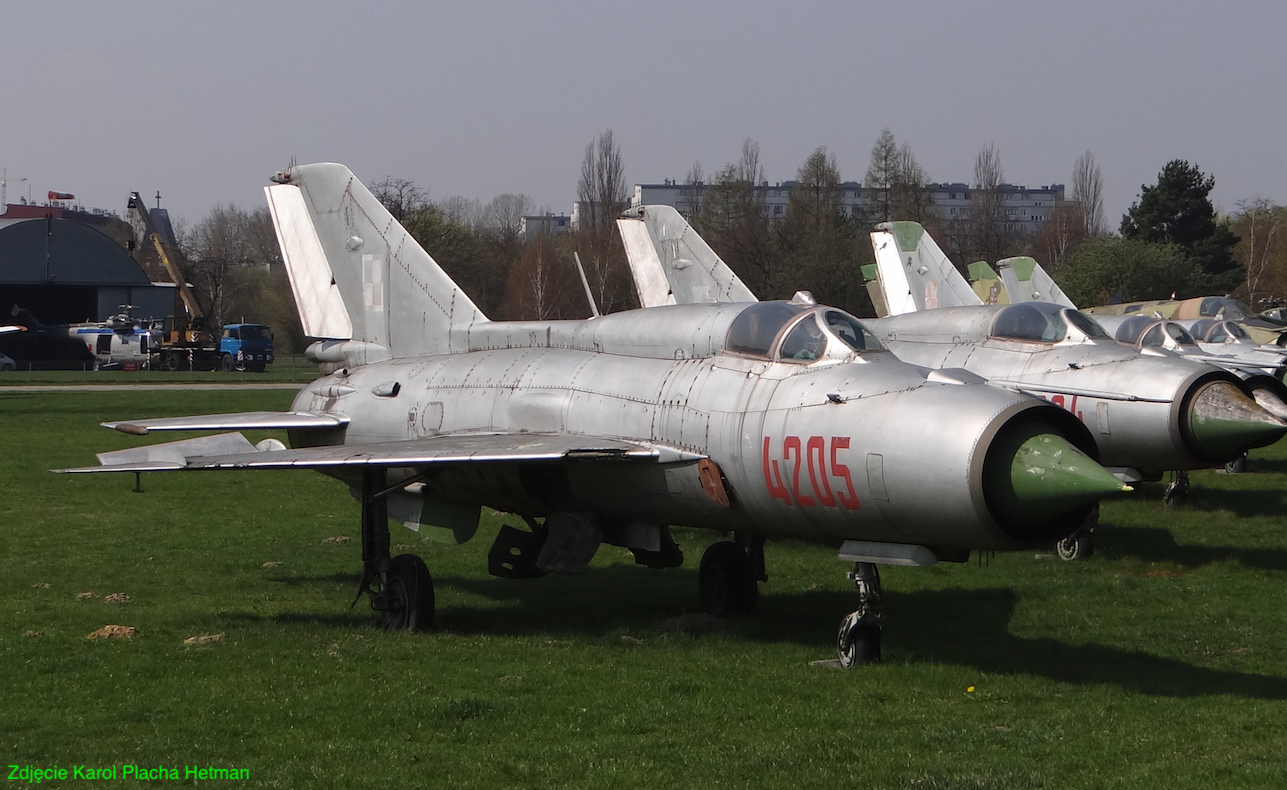 MiG-21 planes. 2019 year. Photo by Karol Placha Hetman