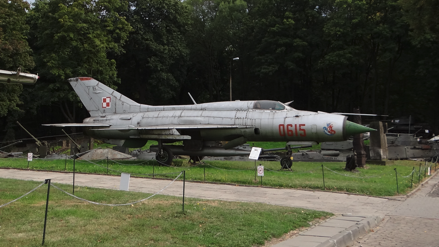 MiG-21 PF nb 0615. Warszawa 2012 year. Photo by Karol Placha Hetman