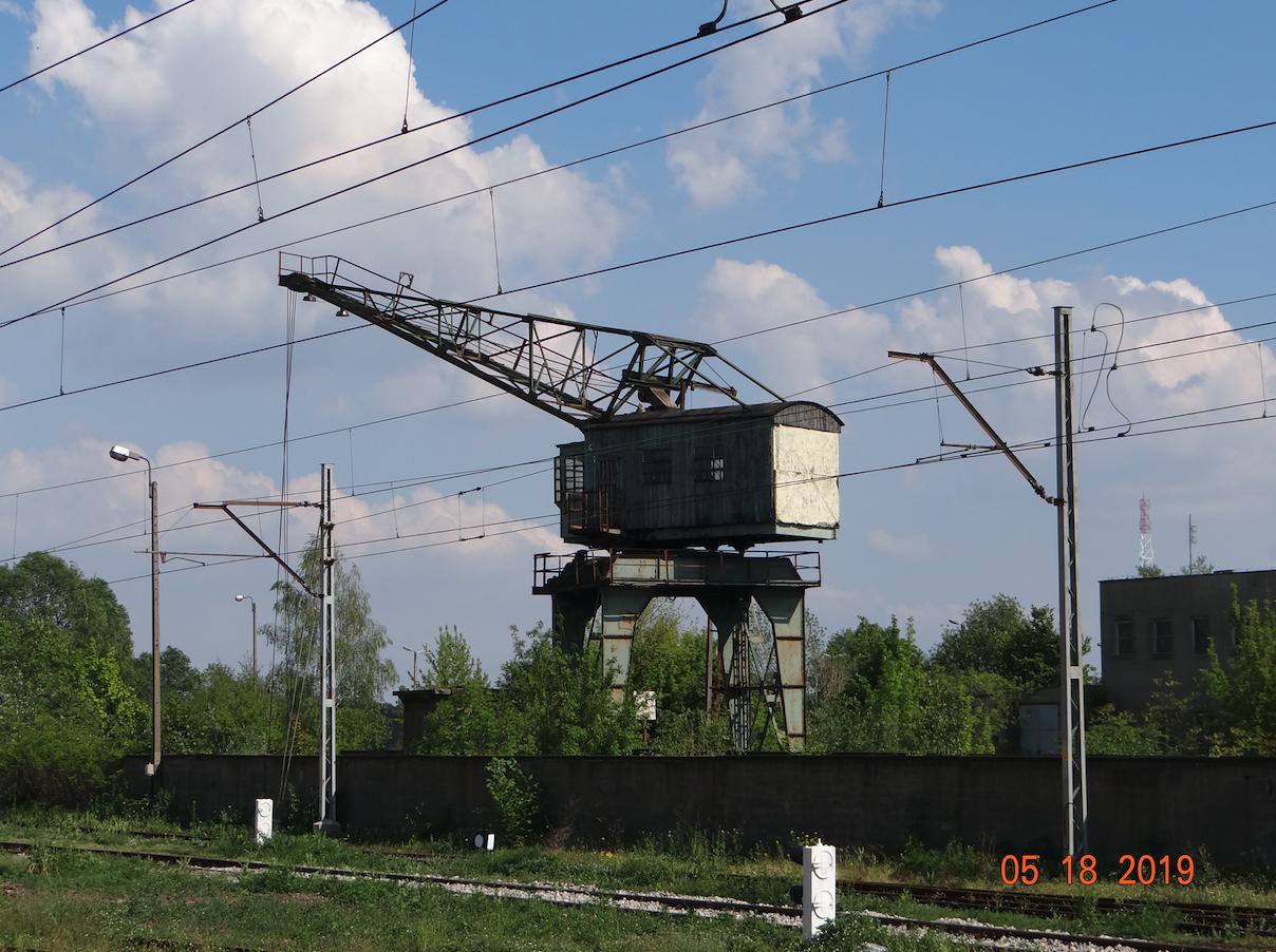 Gniezno. Dźwig do nawęglania. 2019 rok. Zdjęcie Karol Placha Hetman