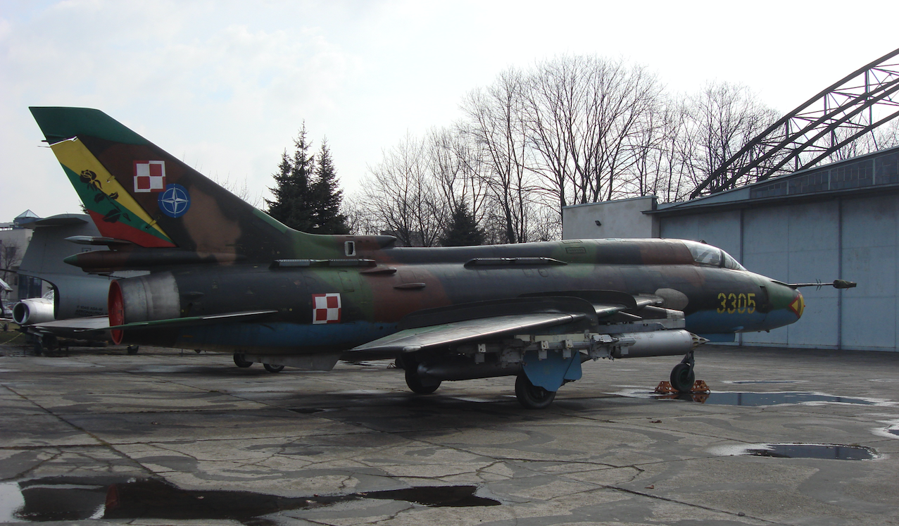 Su-22 M 4 K nb 3305 muzeum Czyżyny 2009 rok. Zdjęcie Karol Placha Hetman
