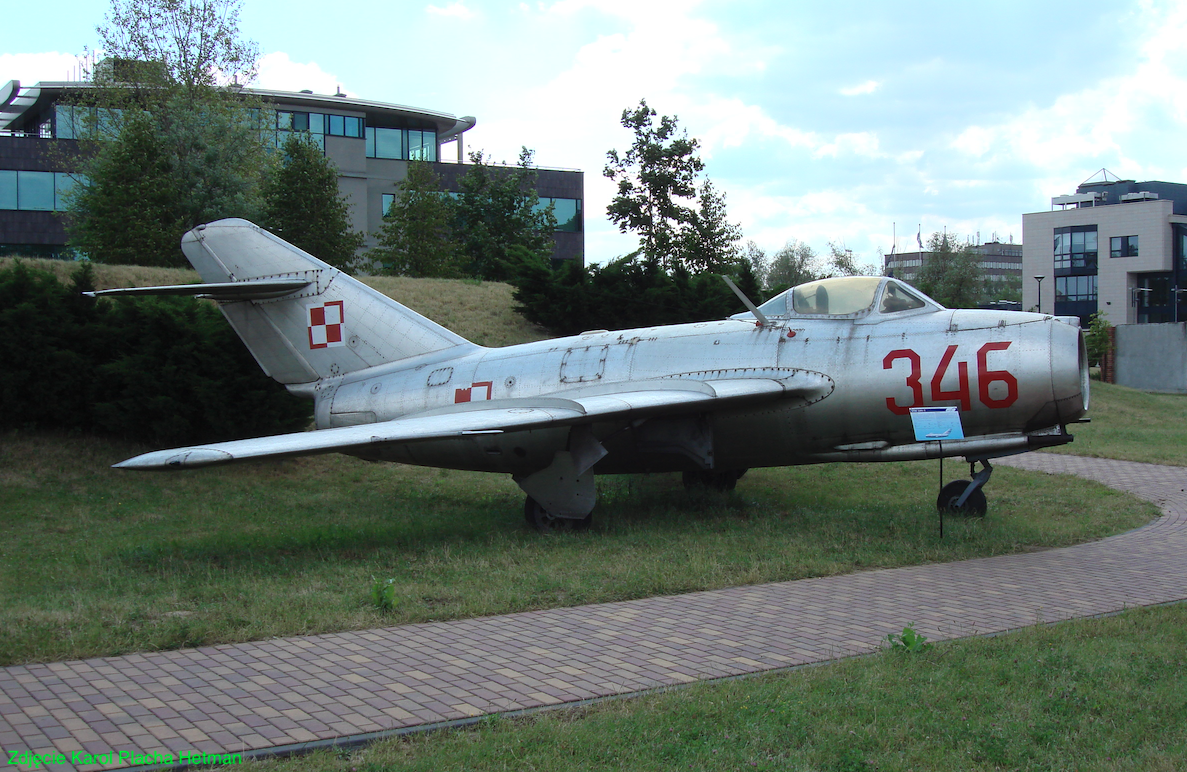 MiG-15 nb 347. 2007 rok. Zdjęcie Karol Placha Hetman
