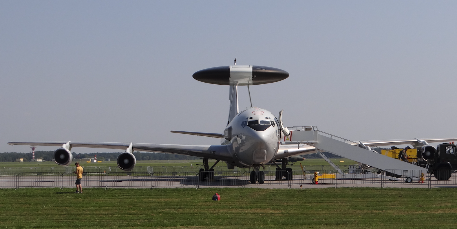 Boeing E-3A Sentry nb LX-N 90 459. Dęblin 2018 rok. Zdjęcie Karol Placha Hetman