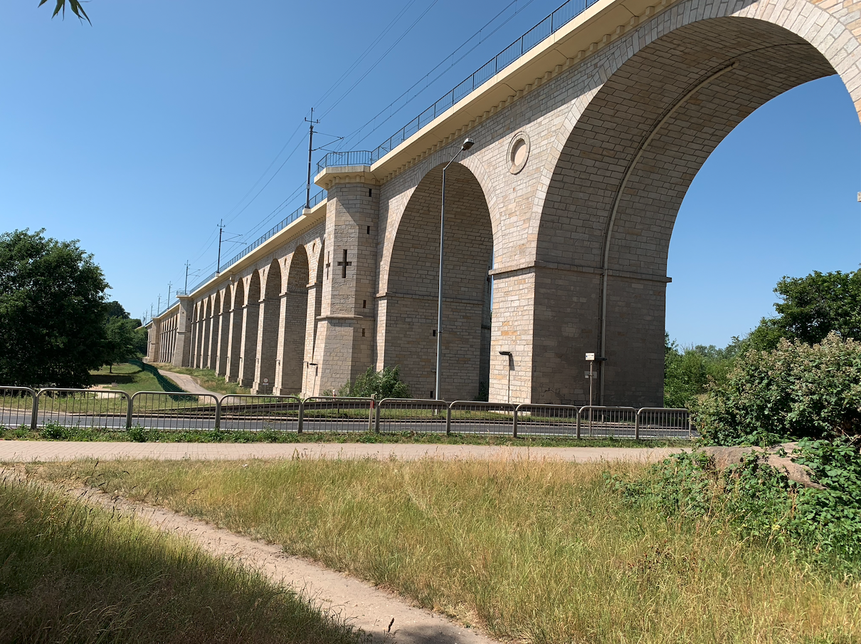 Railway viaduct in Bolesławiec. 2022. Photo by Karol Placha Hetman