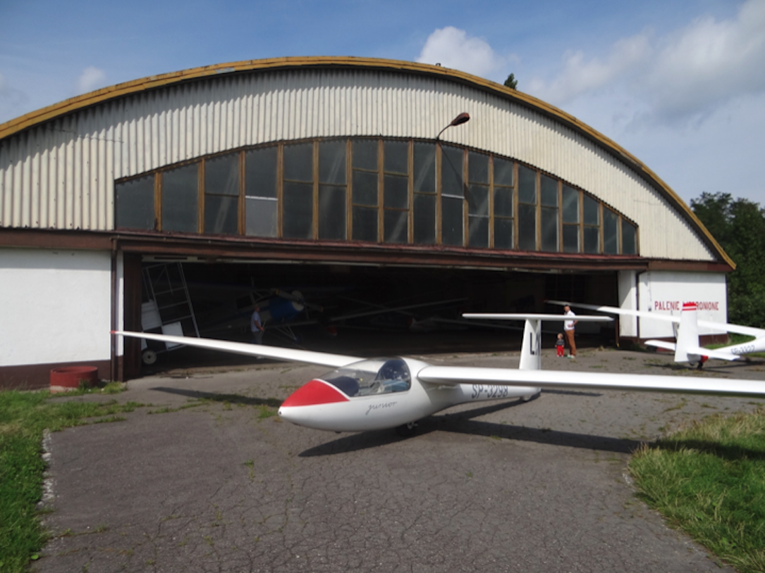 Junior glider. Bielsko-Biała airport. 2014 year. Photo by Karol Placha Hetman