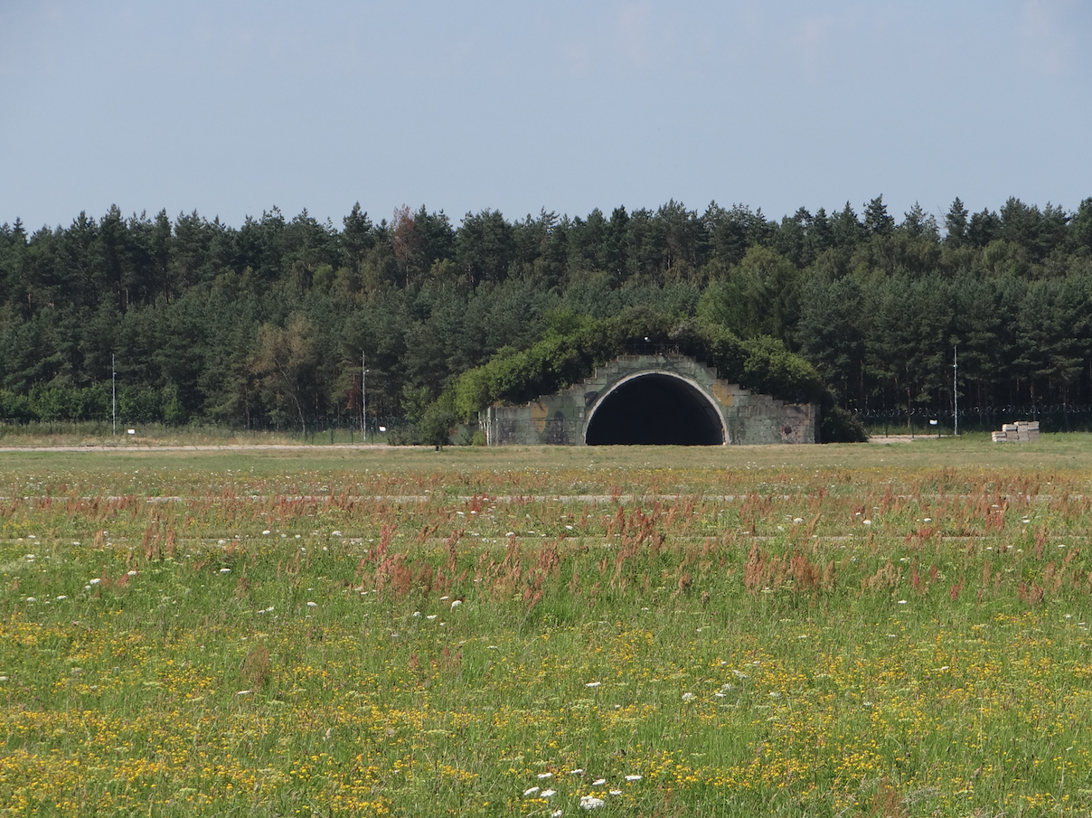 Shelter-hangar for a combat aircraft. 2010 year. Photo by Karol Placha Hetman