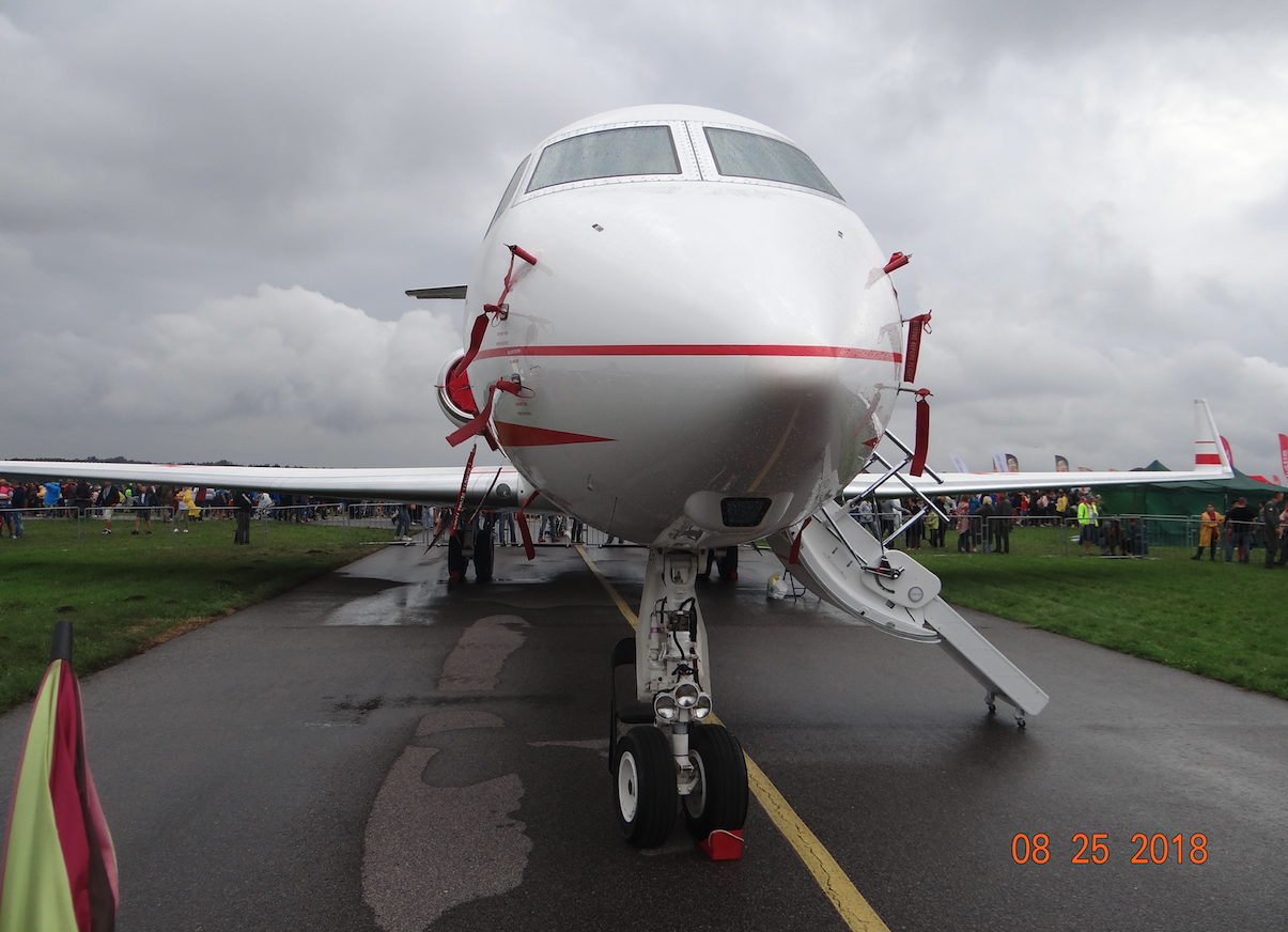 G550 Gulfstream Aerospace Nb 0001 "Książę Józef Poniatowski". 2018 rok. Zdjęcie Karol Placha Hetman