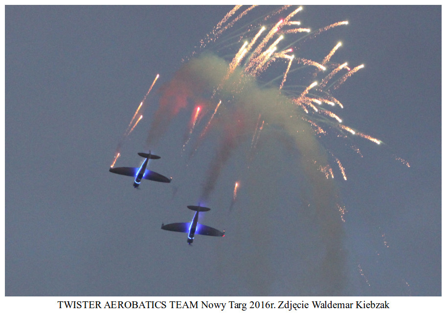 TWISTER AEROBATICS TEAM. 2016 year. Photo by Waldemar Kiebzak