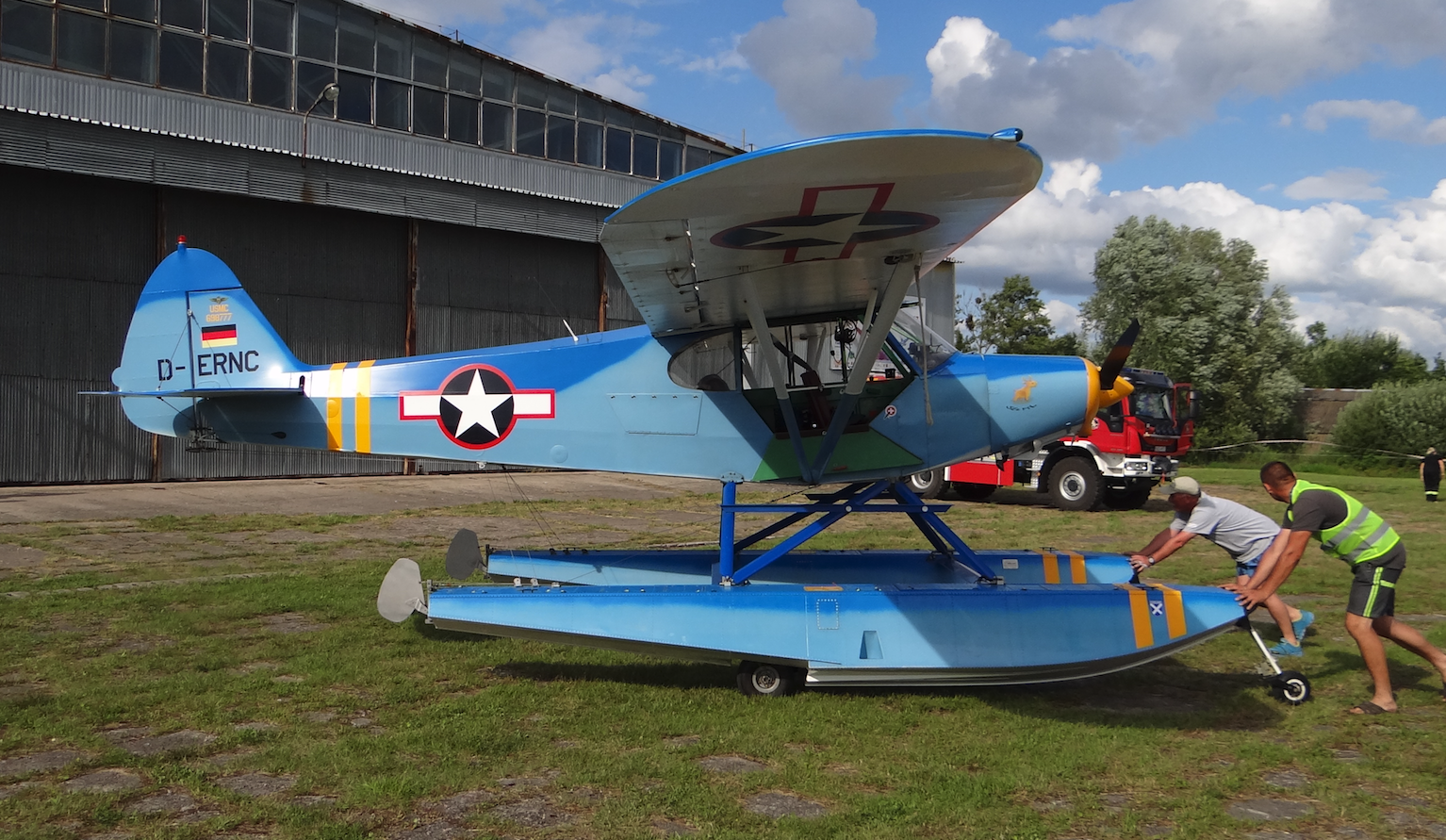 Piper PA-18-150 Super Cub. Mazury Air Show 2018. Zdjęcie Karol Placha Hetman