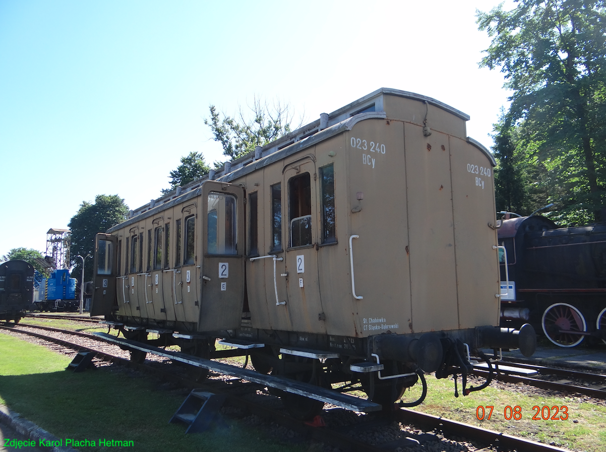 Wagon osobowy BCy 023 240. 2023 rok. Zdjęcie Karol Placha Hetman