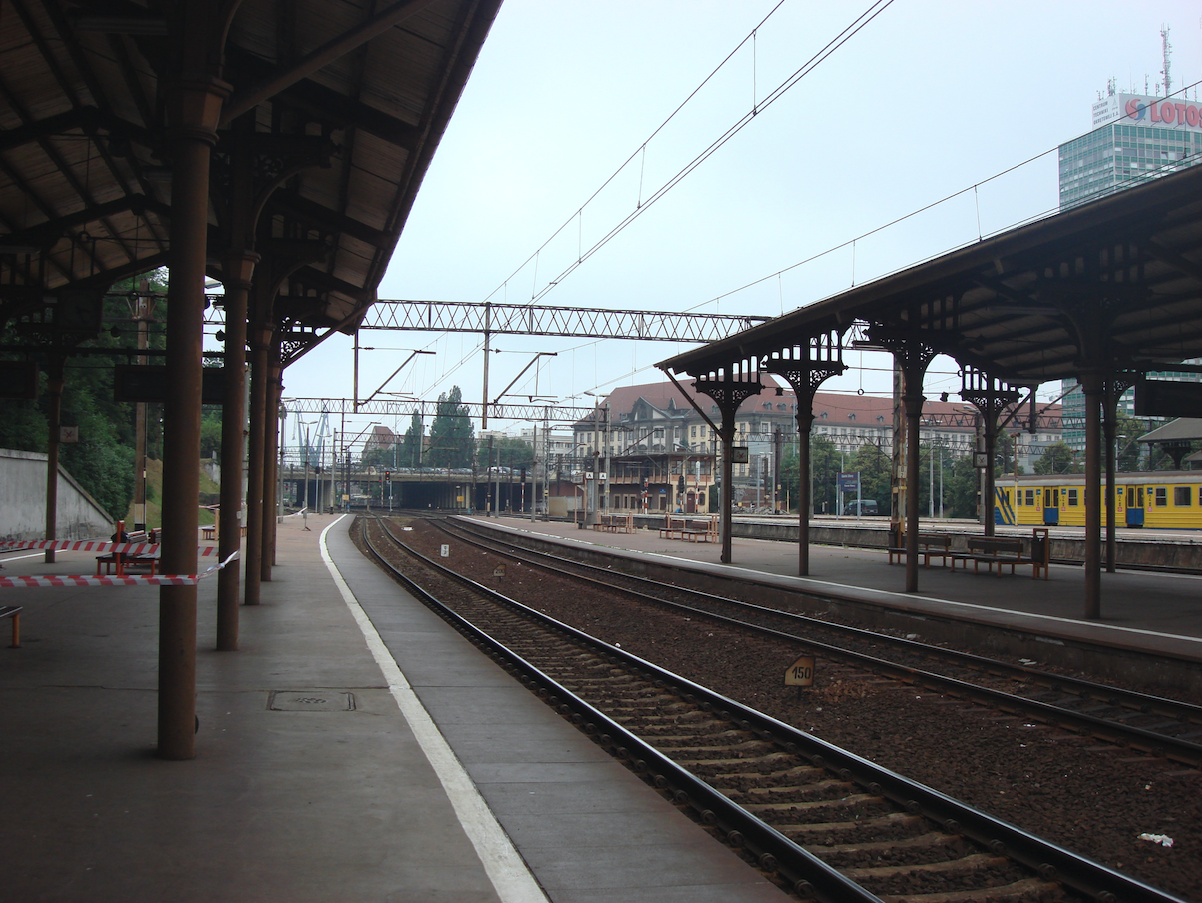 Gdańsk Central Railway Station. 2011 year. Photo by Karol Placha Hetman