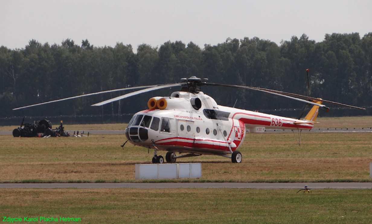 Mil Mi-8 nb 636. 2015 rok. Zdjęcie Karol Placha Hetman