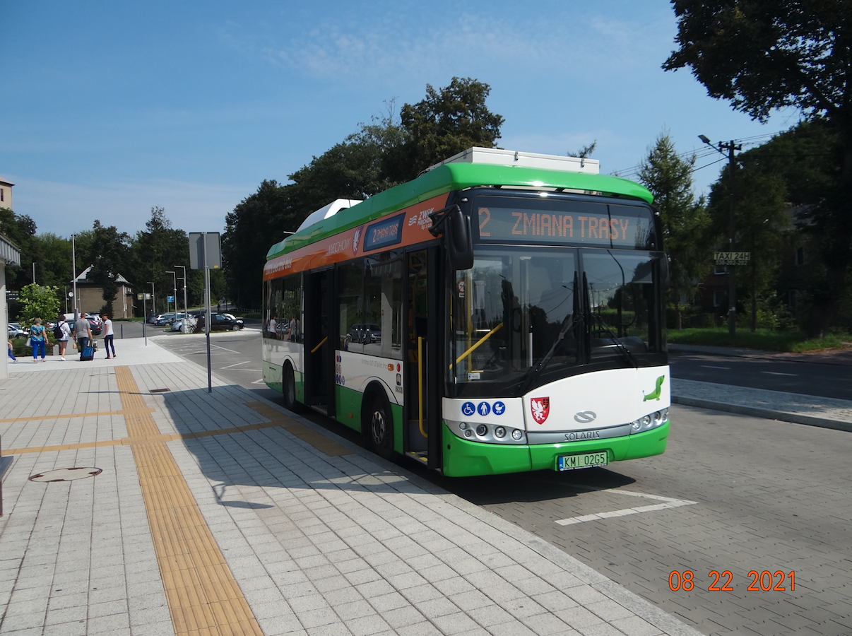 PKP Miechów. Electric bus 2021. Photo by Karol Placha Hetman