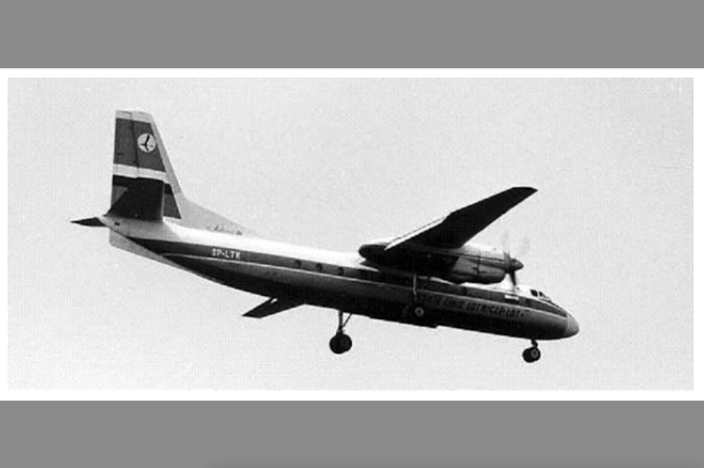 Antonow An-24 SP-LTK. 1973 rok. Zdjęcie Karol Placha Hetman