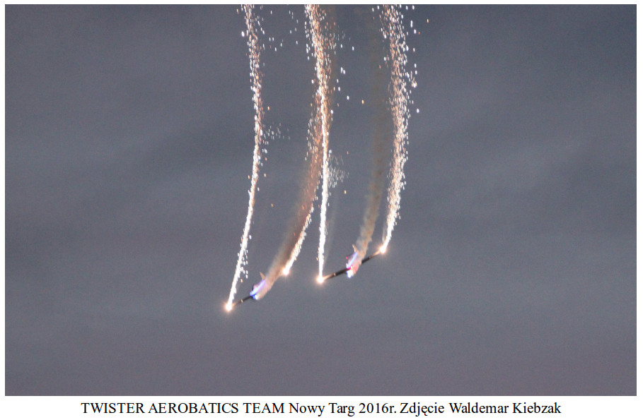 TWISTER AEROBATICS TEAM. 2016 year. Photo by Waldemar Kiebzak