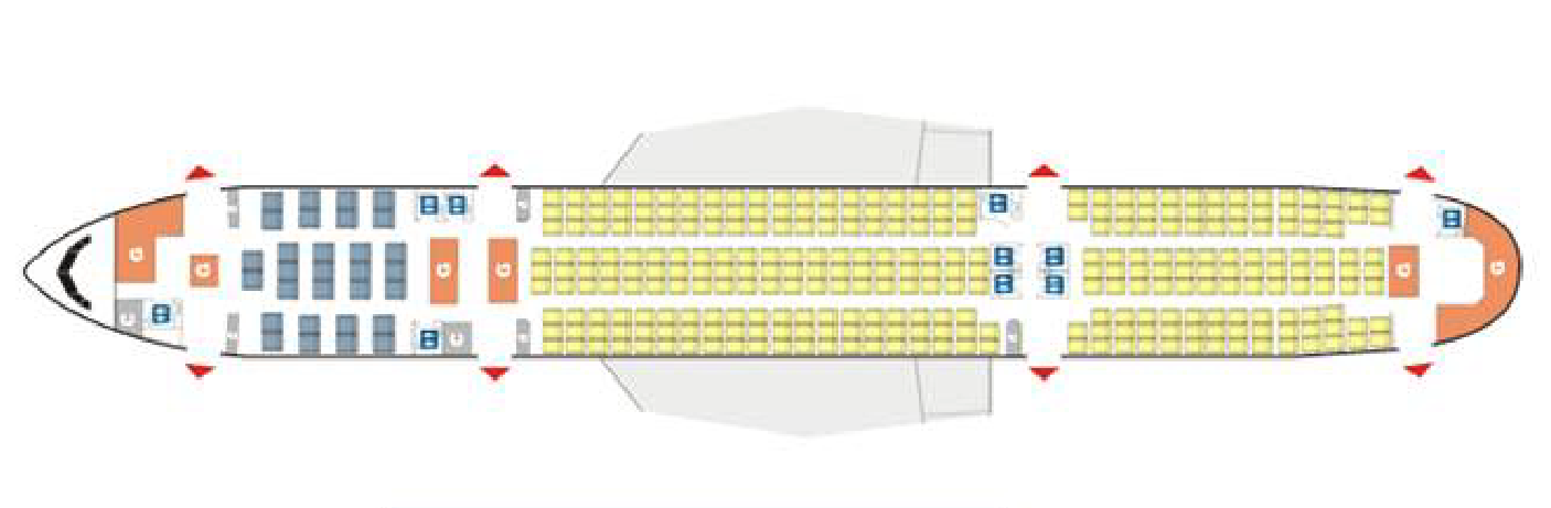 Cabin configurations of the B-777. 2010. The work of Karol Placha Hetman