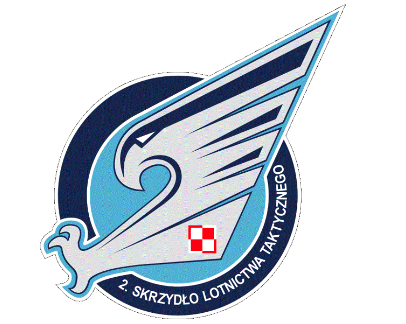 Emblem of the 2nd Tactical Air Wing. 2009 year