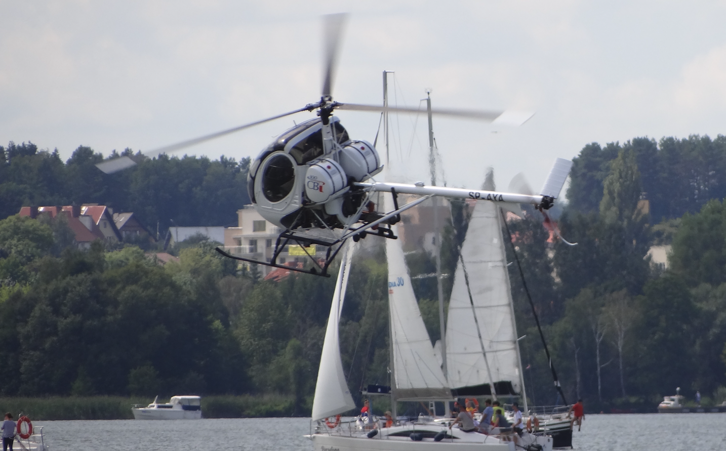 Schweizer 300 CBi registration SP-AYA. Mazury Air Show 2018. Photo by Karol Placha Hetman