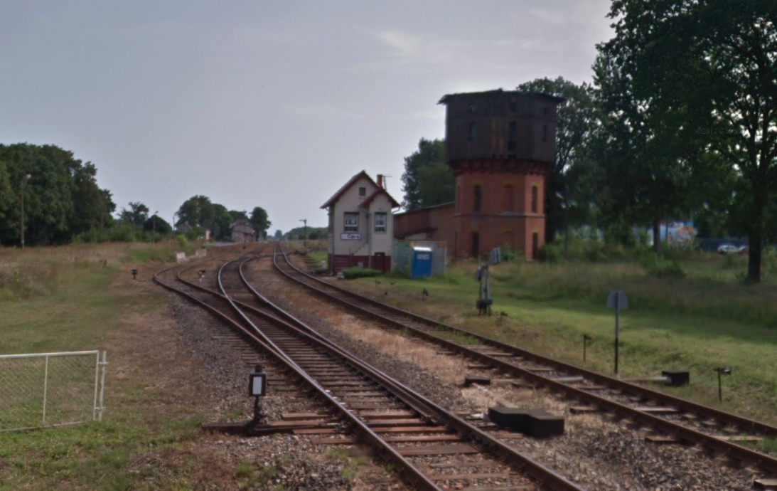 Stacja Czaplinek, widok od strony zachodniej. 2013 rok. Zdjęcie LAC