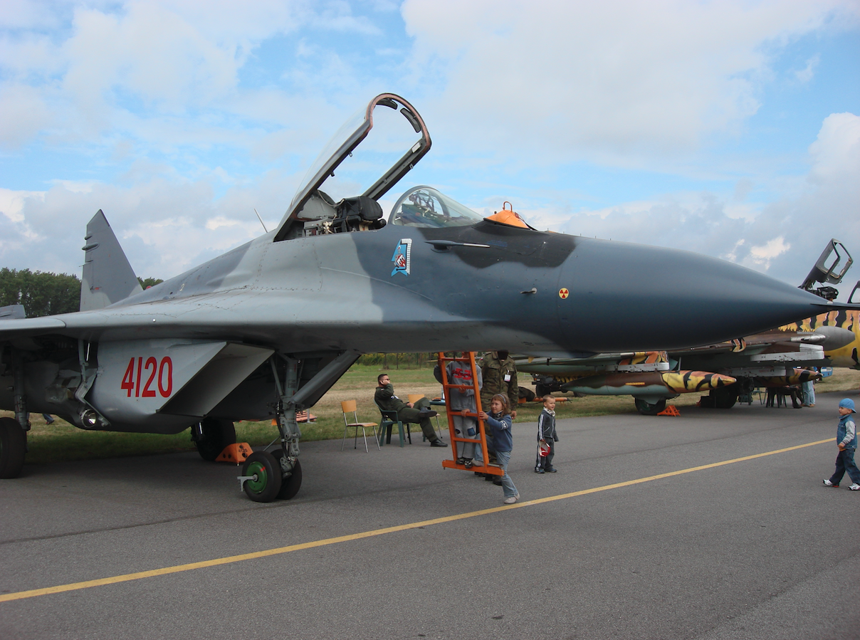 MiG-29 nb 4120 z Malborka. 2007 rok. Zdjęcie Karol Placha Hetman