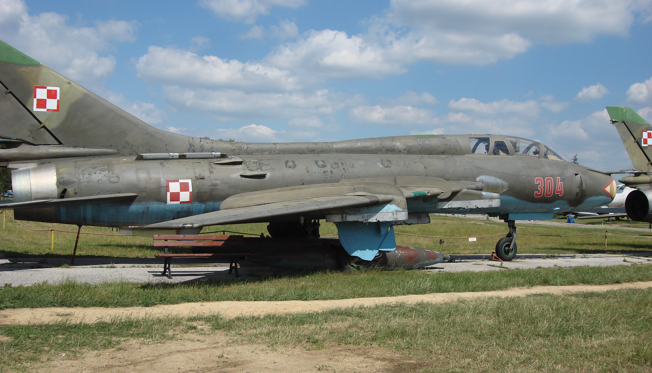 Su-22 UM 3 K nb 304. 2008 rok. Zdjęcie Karol Placha Hetman