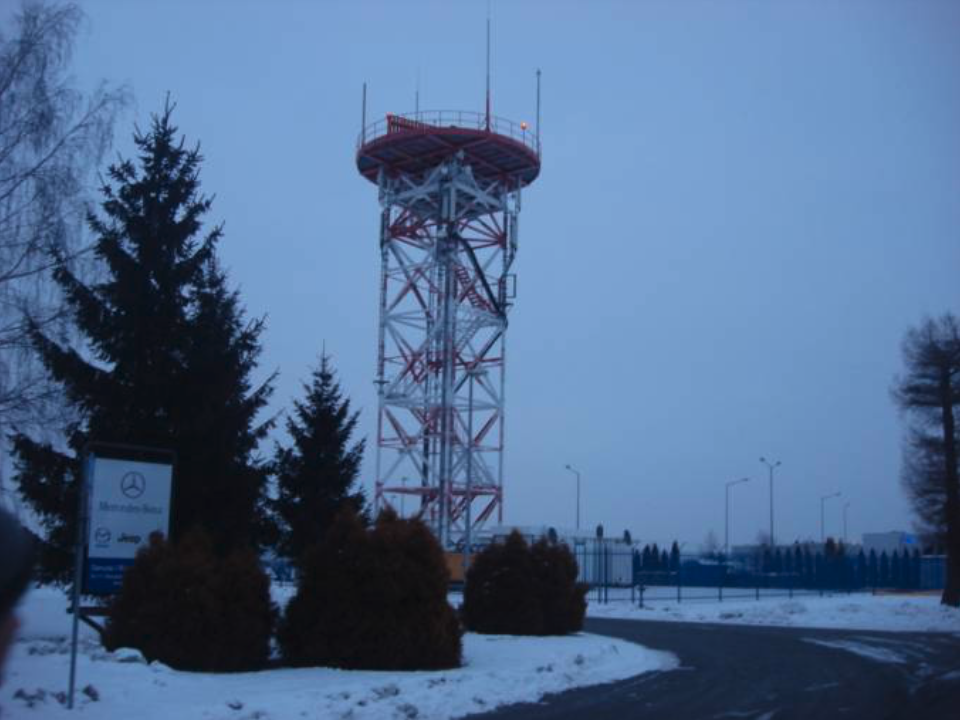 Antena stacji radarowej. 2012 rok. Zdjęcie Karol Placha Hetman